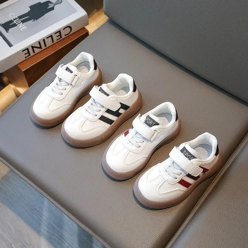 

Children's Skate Shoes Girls White Sneakers 2023 Autumn New Fashion Boys Canvas Shoes Kids Sports Shoes Unisex Casual Shoes