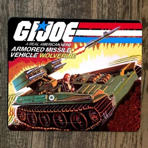 Mouse Pad GI Joe Armored Missile Vehicle Aluminum
