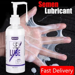 Lubricación Anal a base de agua, lubricante de Semen para sesión sexual, Gel de amor, excitador para mujeres, aceite de juguetes 18, 200ML