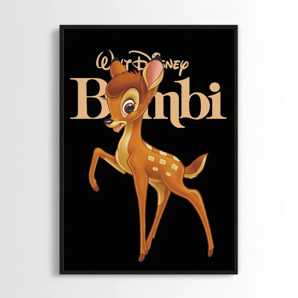 MINISO Disney Bambi Poster Prints Wall Pictures Living Room Home Decoration