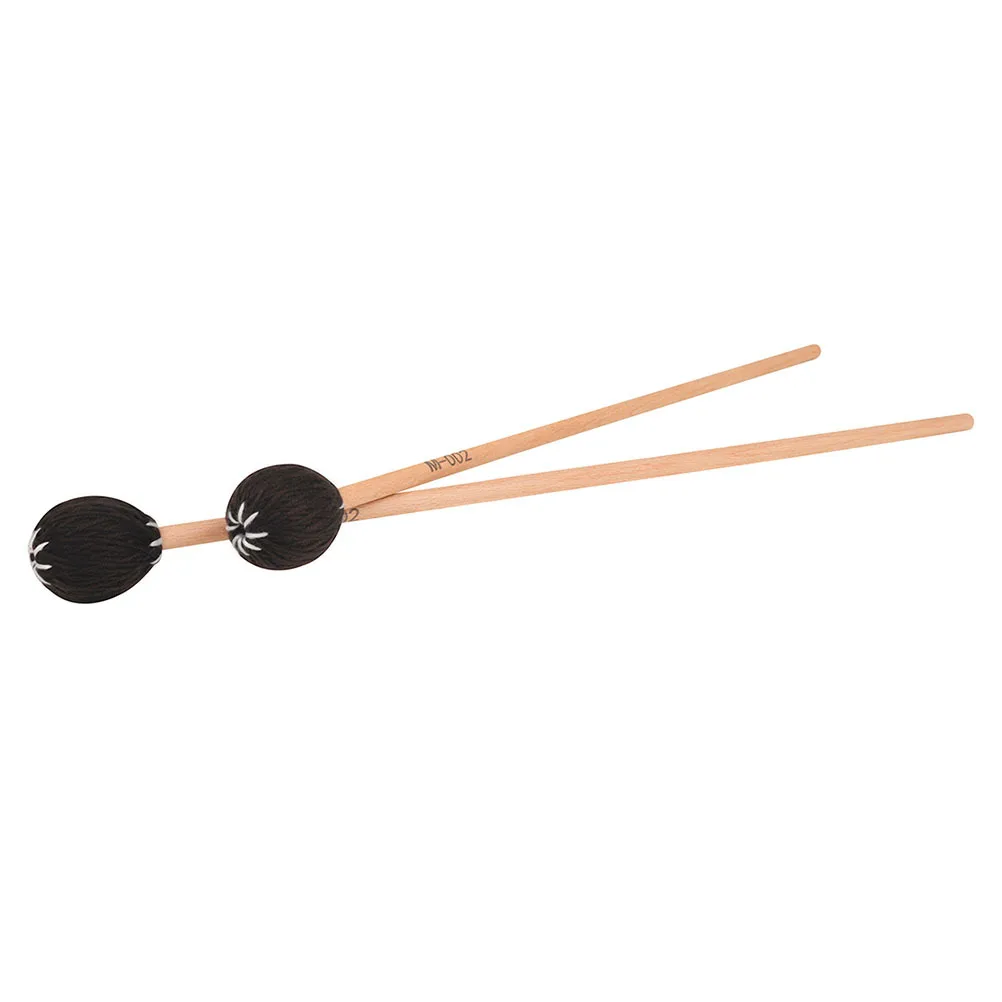 

2 Pcs Drumstick Maple Drumsticks Marimba Hammer Yarn Mallets Percussion Xylophone
