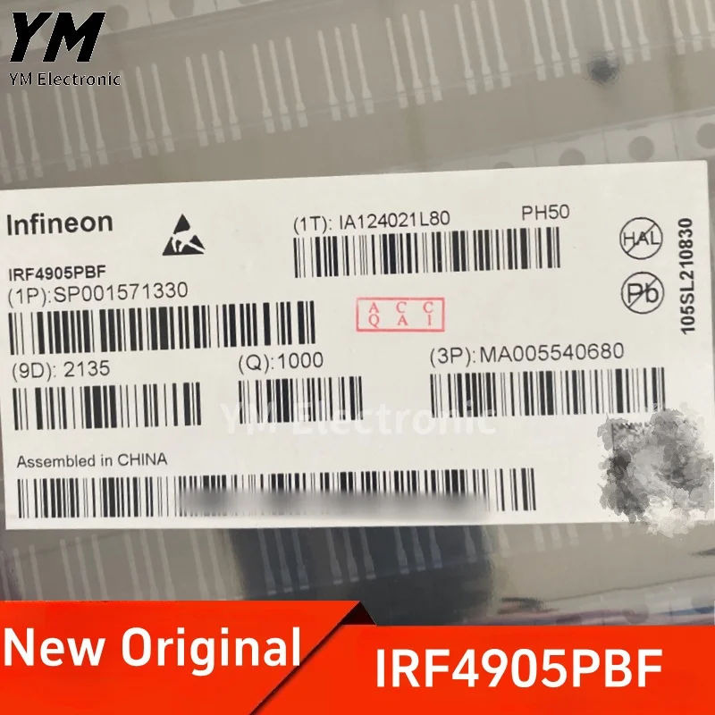 New Original IRF4905PBF IRF4905 TO-220 P-channel -55V/-74A MOSFET Field Effect Transistor