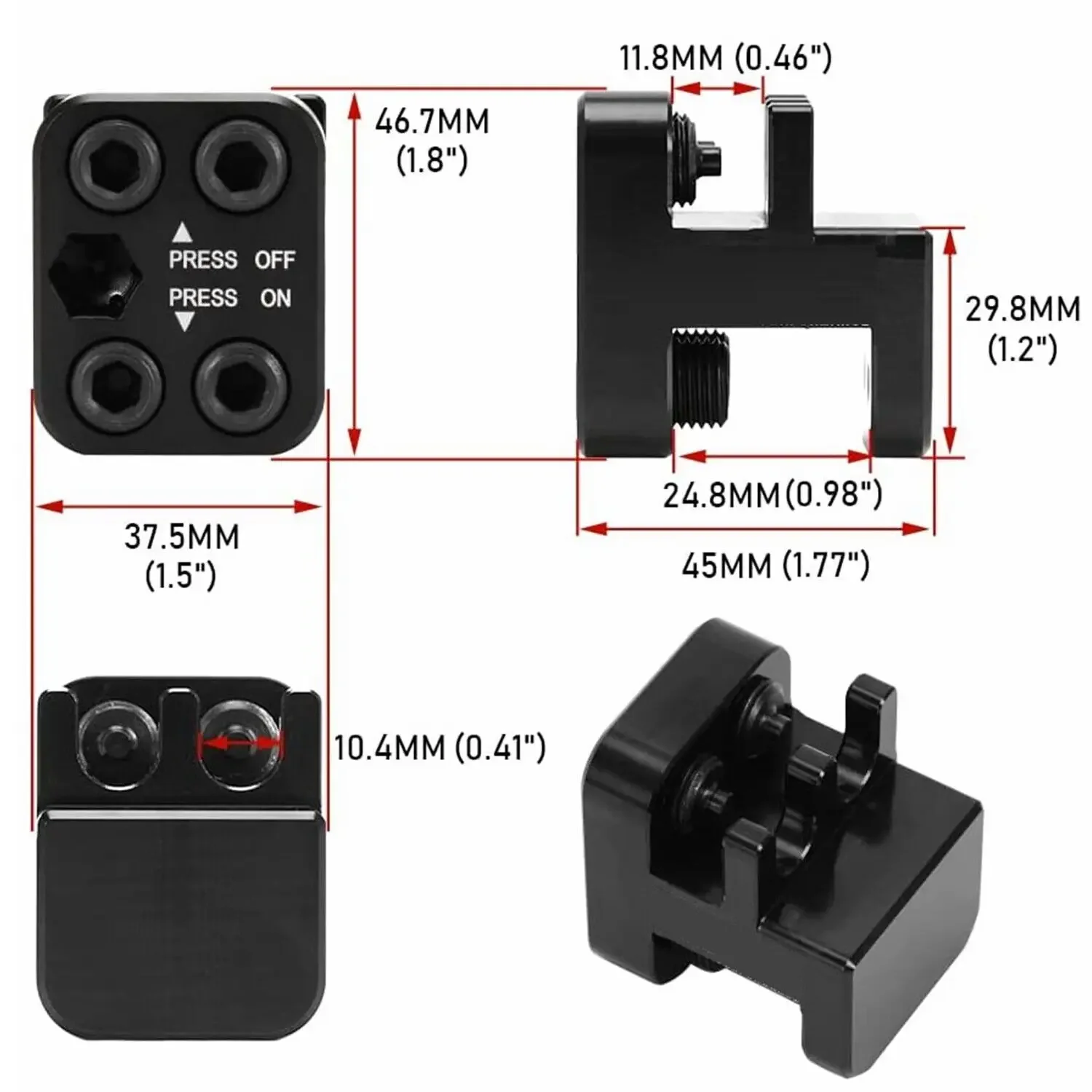 Professional Side Plate Motorcycle ATV Main Link Stamping Tool Motorcycle Chain Pressing Tool for 520 525 530 50 Series Chain