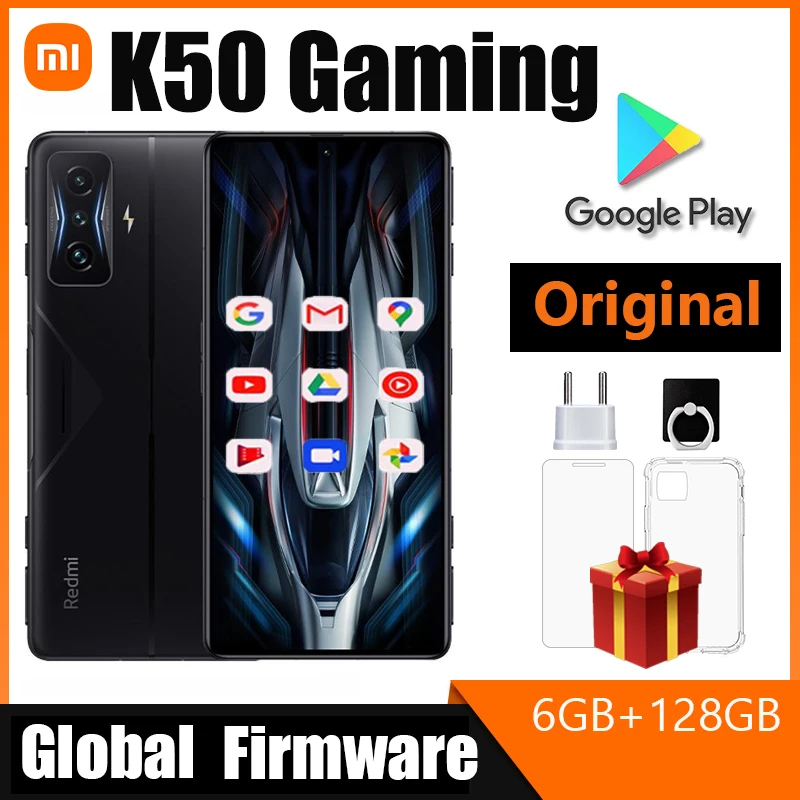 Globale Firmware Xiaomi Redmi K50 Gaming 5g Smartphone Qualcomm Snapdragon 8 Gen1 64mp Seite Finger abdruck 6.67 