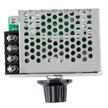 4000W tyristorový elektronický regulátor napětí s pouzdrem AC 220V elektronický regulátor napětí Vysoce výkonný regulátor otáček 10 nejlepší prodej Regulátor otáček motoru 220V - №1