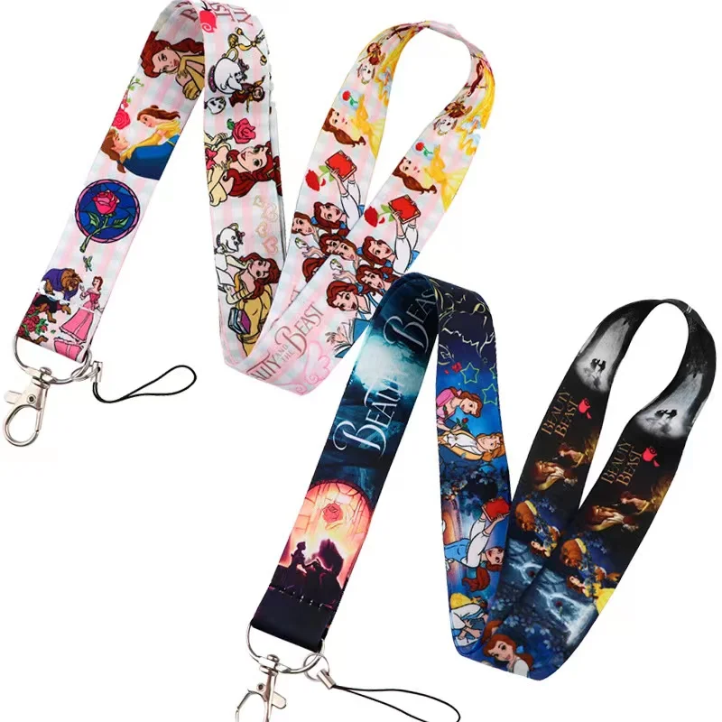 Wholesale!!!Cartoon Beast Anime Keychain DIY Cell Phone Straps USB ID Card Badge Holder Keyring Belt Strap Hanging Rope