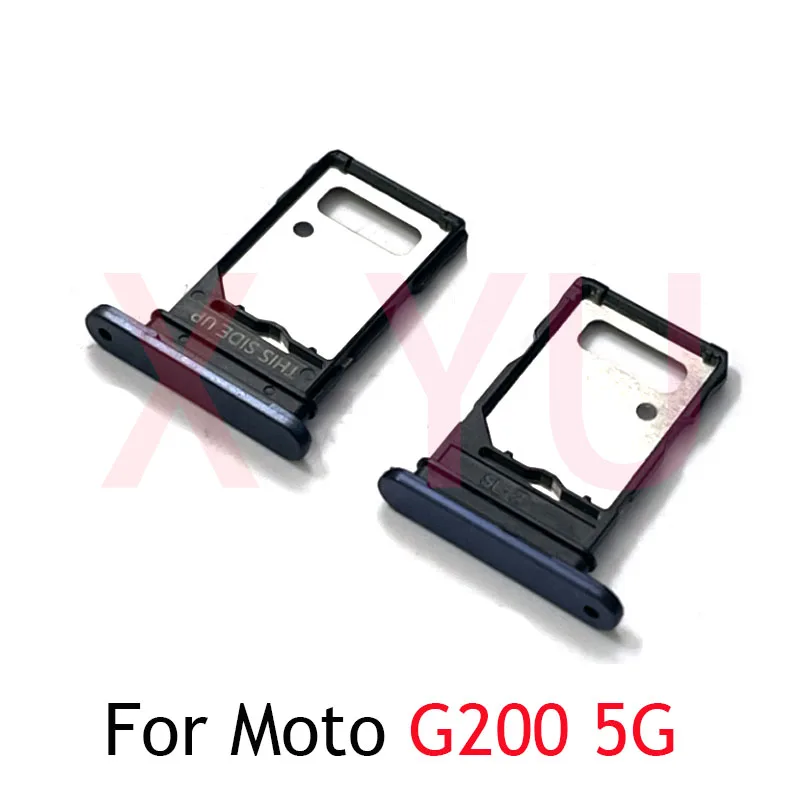 10PCS For Motorola Moto G10 G20 G30 G100 G200 SIM Card Tray Holder Slot Adapter Replacement Repair Parts