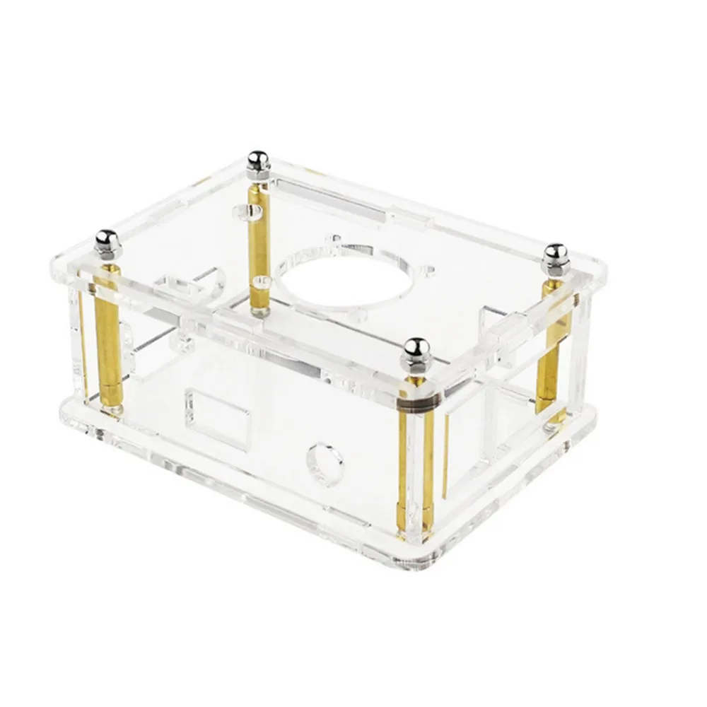 กล่องอะคริลิคใสแบบไม่มีพัดลมสำหรับ Orange Pi 3 LTS