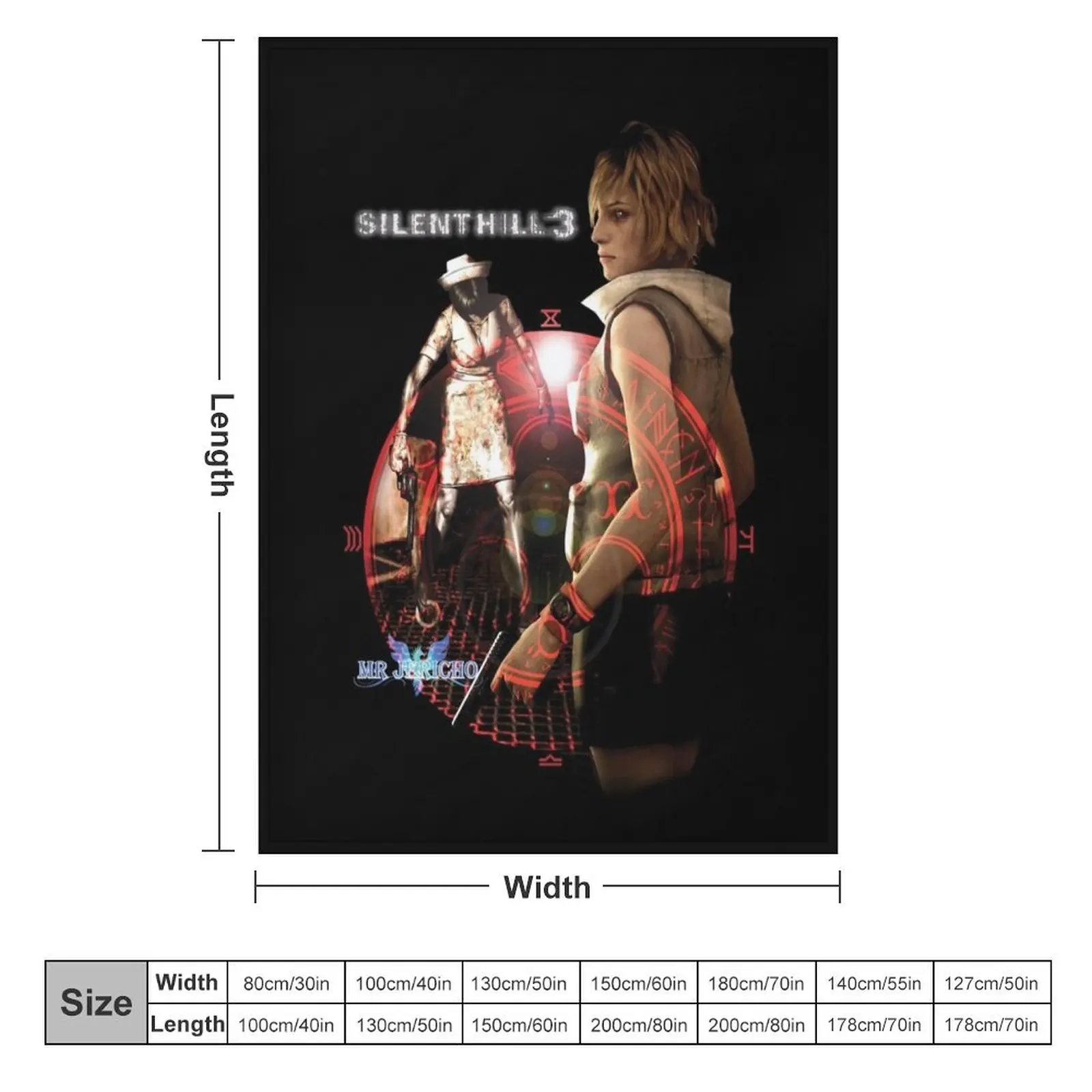 Silent Hill 3 Heather Throw Blanket Plaid Decorative Sofas Cute Plaid Polar Blankets