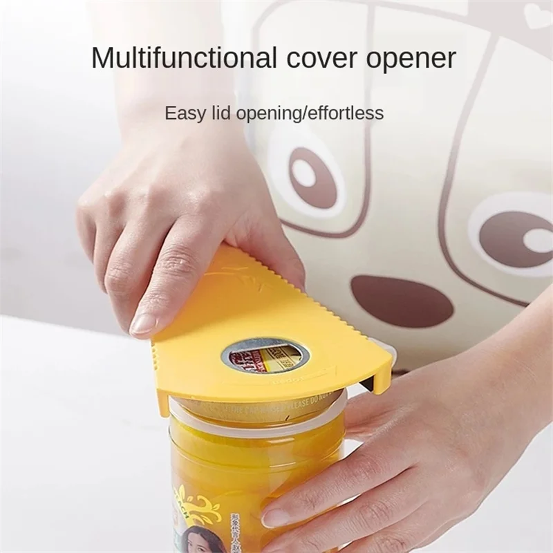 Multi-Purpose Bottle Opener Rotating Can Opener Bottle Cap Fast Lid  Easy Non-Slip Opener Kitchen Gadgets Wholesale Wine Opener