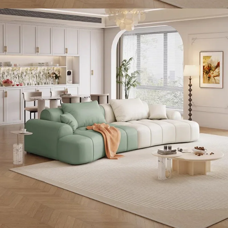 أرائك غرفة المعيشة الكسولة المصممة الحديثة حشو الشمال أريكة اقتصادية أنيقة الزاوية Oturma Odası Kanepeleri ديكور المنزل #5