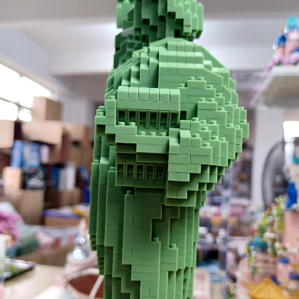 Liberty Enlightened USA Statue of Liberty Micro Mini Building Blocks Constructions for Adult Kids Gift Creativity and History