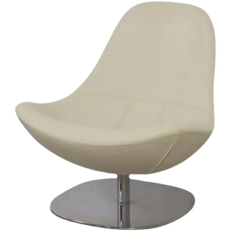 

Italian light luxury rotatable leisure chair model house sales office home modern simple and fashionable single back chair