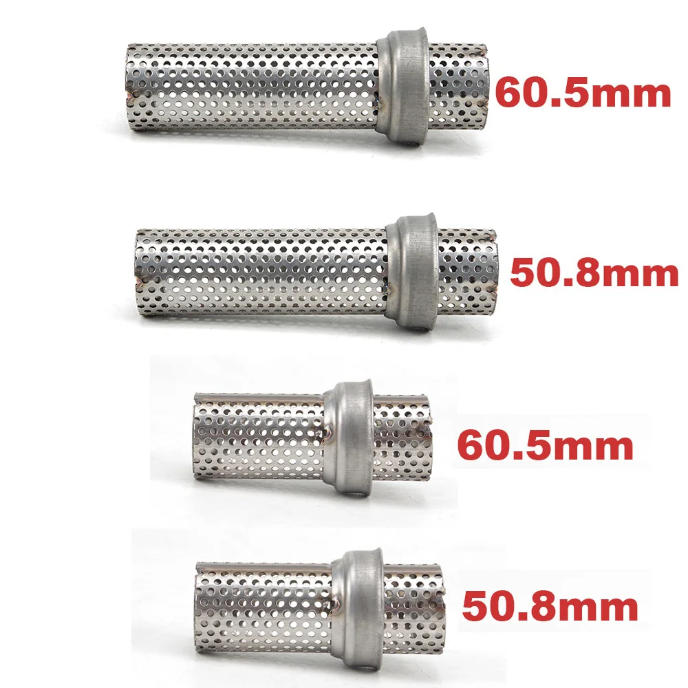 Silenciador de escape universal duradero para motocicleta de 51 mm y 60 mm con catalizador DB Killer, eliminador de ruido, para moto, silenciadores, escapes, slip-on