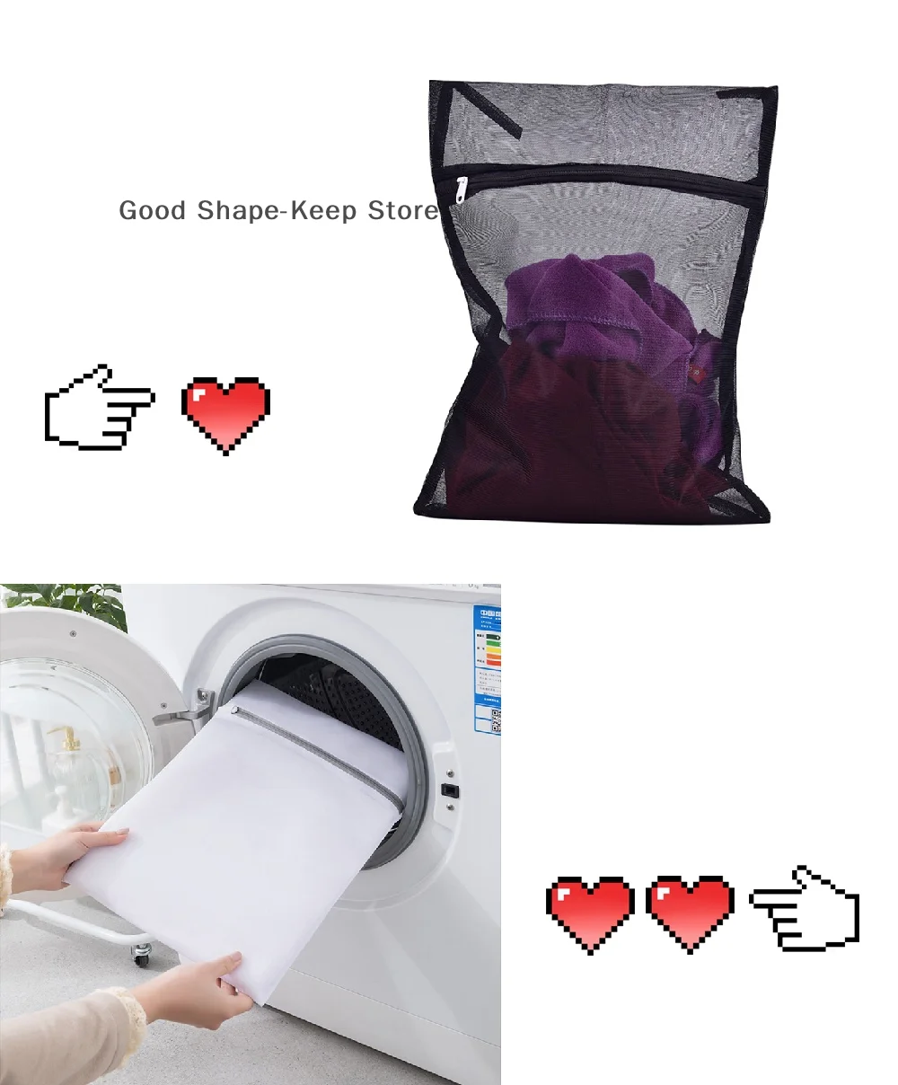Feiner Netz-Wäschebeutel, Waschmaschinen, schmutziger Wäschekorb, Reiseschuhe, Organizer, Netztaschen, Damen-BH, Kleidung, Organizer