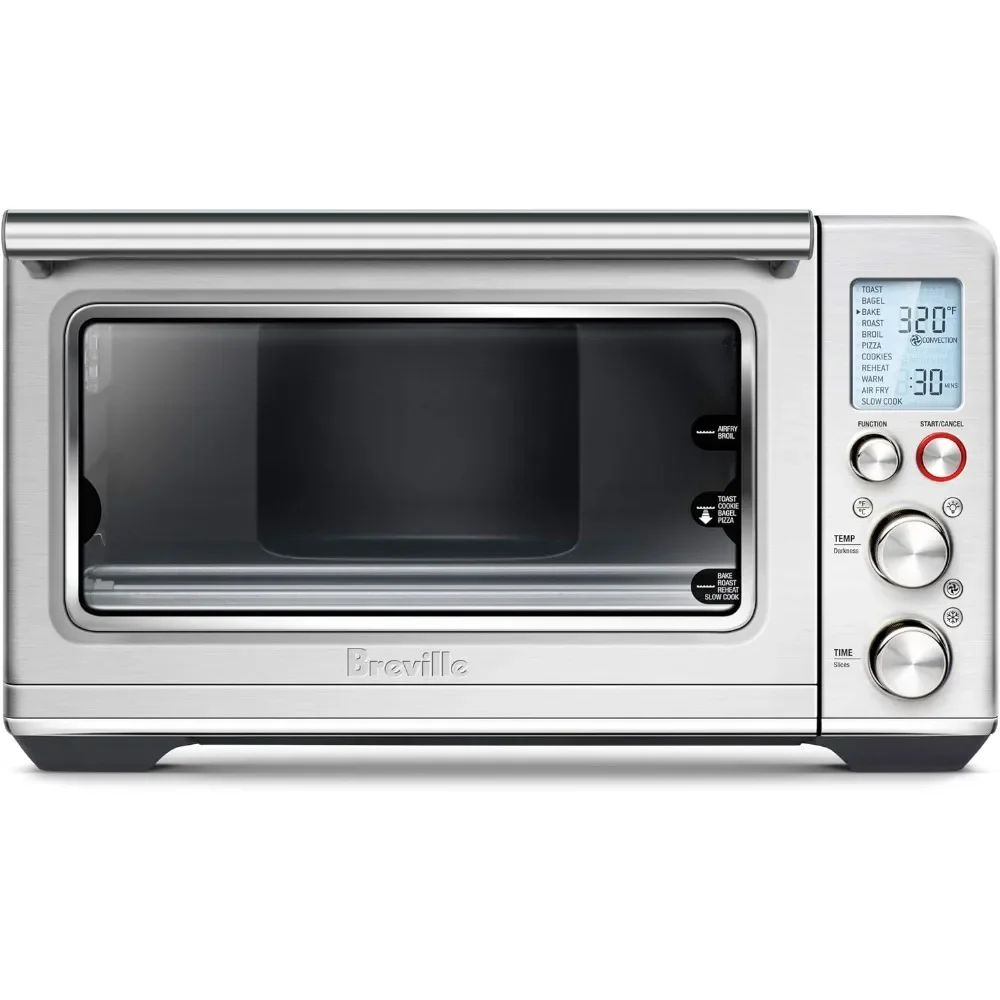 

Breville Smart Oven Air Fryer Toaster Oven, Brushed Stainless Steel, BOV860BSS, Medium