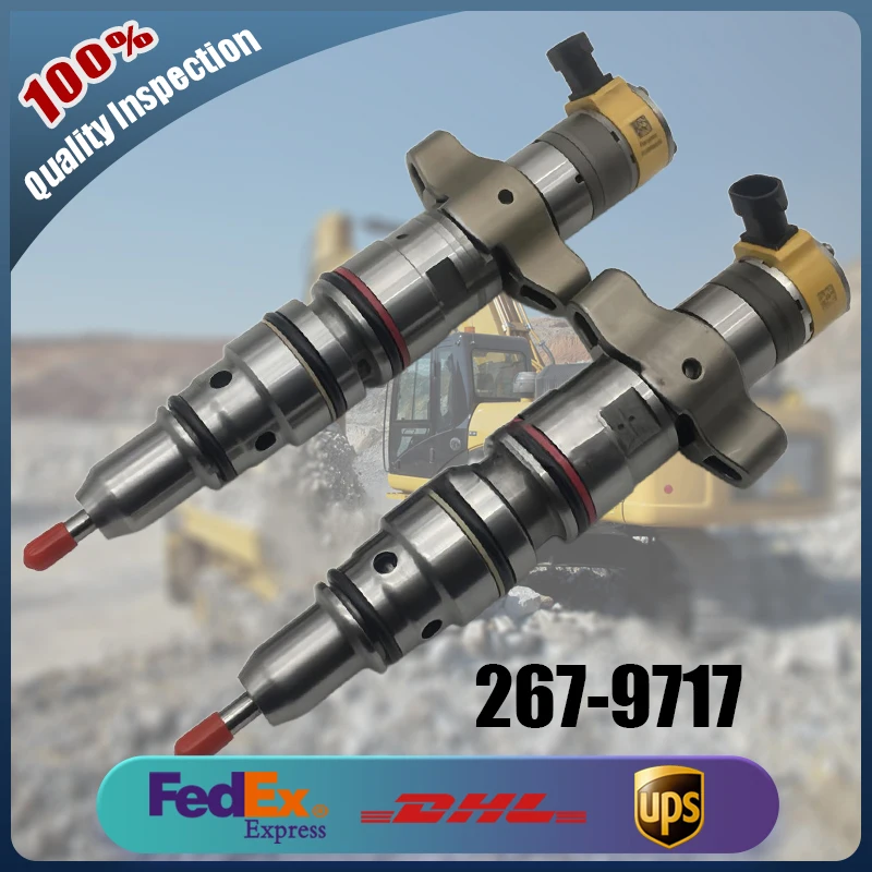 

High Quality Engineering Machinery Engine Parts Diesel Common Rail Injector 267-9717 Suitable for Caterpillar C7 C9