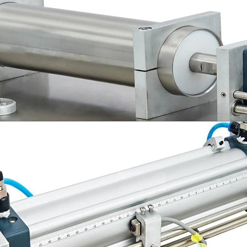 ماكينة تعبئة السوائل الهوائية 100-5000 مللي ماكينة تعبئة الزجاجات الأوتوماتيكية التجارية بفوهة واحدة