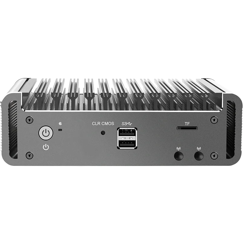 12th Gen Fanless Soft Router Core i3 N305 N200 N100 DDR5 4800MHz Firewall Computer Host 4*i226V 2.5G Mini PC DP HDMI TF win11