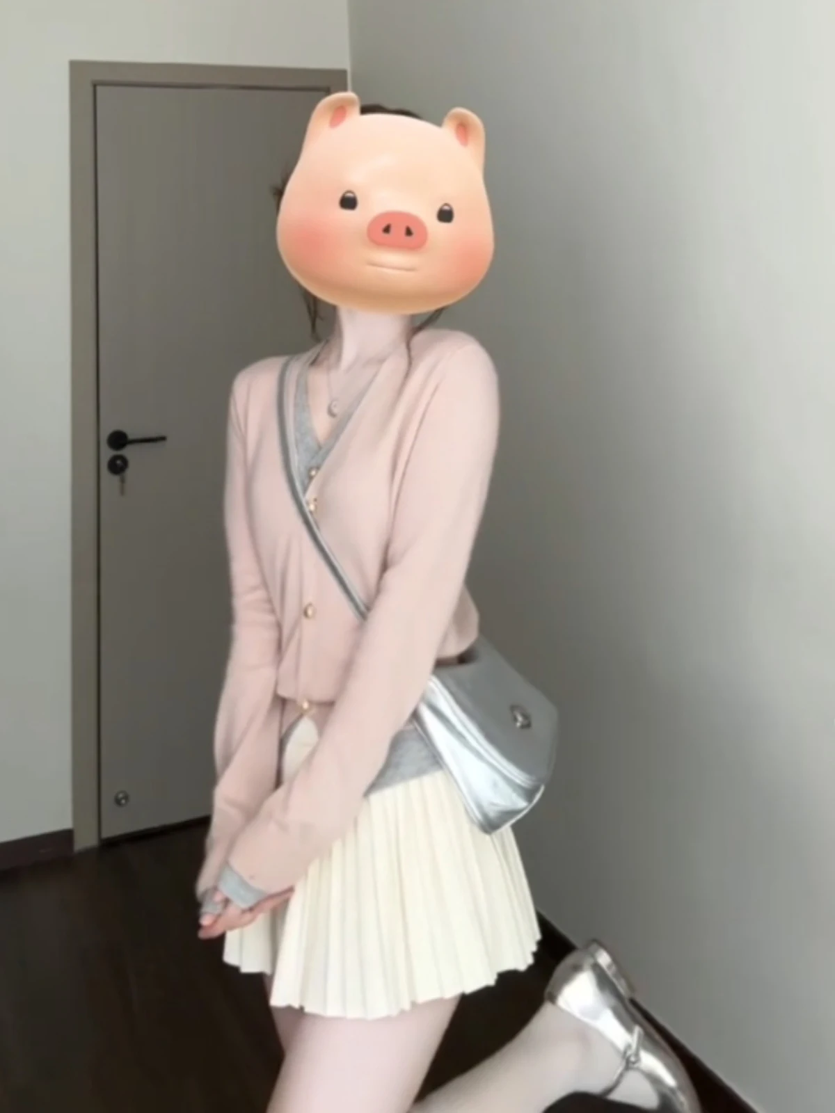 Cárdigan abierto de punto con escote en V para mujer, suéter coreano Sle Lazy Faion, abrigo largo suave, invierno, 2025, 2025