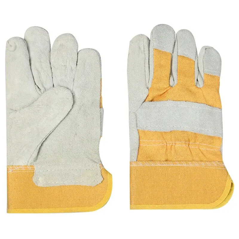 Full Palm Welding Gloves Cowhide Splicing Thickened Wear-resistant Insulated Welding Gloves Special Insulated Welding Gloves