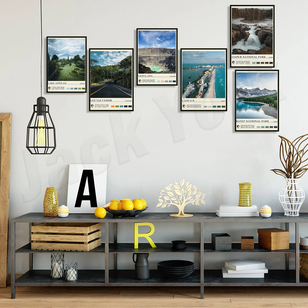 تيكل، سان خوسيه، مانويل أنطونيو، سان سلفادور، غرناطة، تيجوسيجالبا، حديقة جاسبر الوطنية، فانكوفر، تورونتو ملصقات السفر