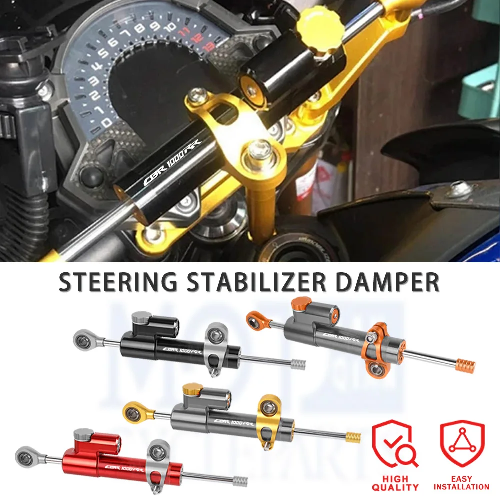 

For HONDA CBR1000RR CBR 1000RR 1000 RR 2004-2020 2021 2022 2023 2024 2025 Motorcycle CNC Adjustable Steering Damper Stabilizer