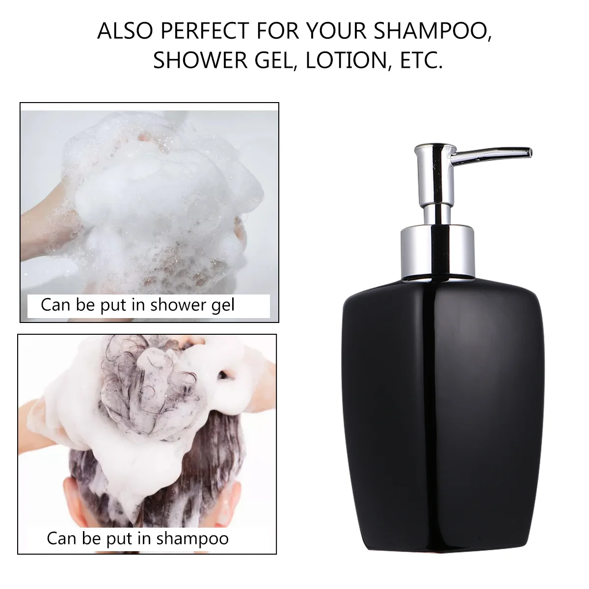 

2 шт., бутылки с насосом, герметичный контейнер для мытья тела с шампунем для ванной комнаты, дорожная керамическая бутылка для хранения