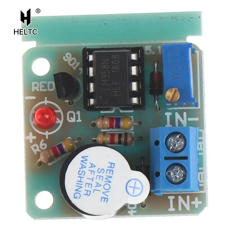 12V Battery Sound And Light Alarm Against Over-discharge Protection Board Low Voltage /Under Voltage Protection Module