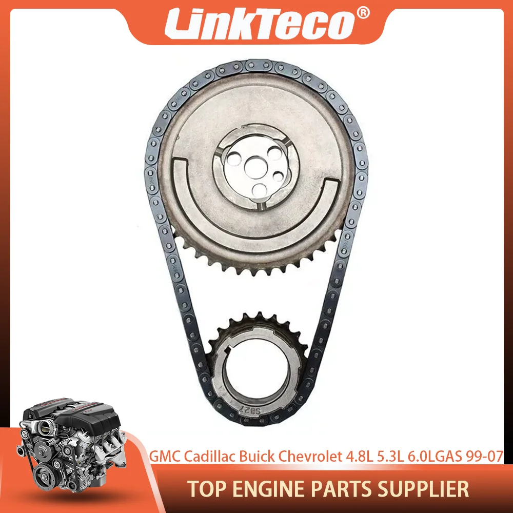 

Комплект цепи ГРМ Chevy Silverado 1500 GM Yukon Buick Rainier Cadillac Isuzu Ascender LS1 LS2 LS3 4.8L 5.3L 6.0L GAS 1999-2007