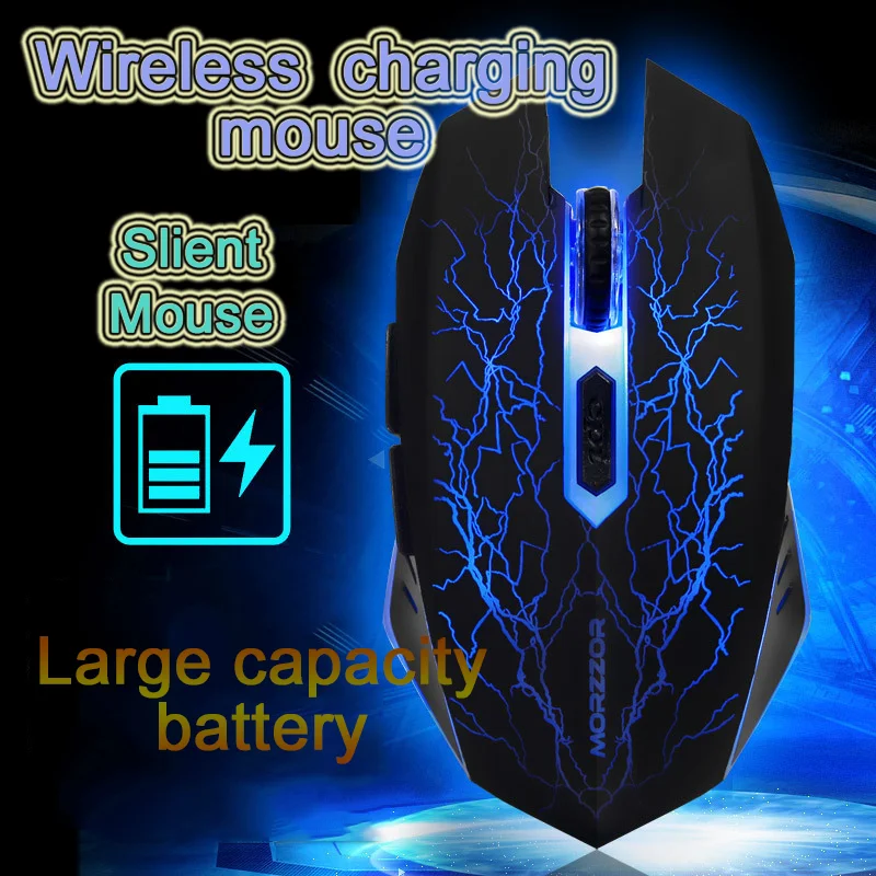 

2.4Ghz Wiress Mouse Luminous Gaming Mouse New Style Rechargeable Mouse For Comptuer And Laptop Slient Used To Office And Gift