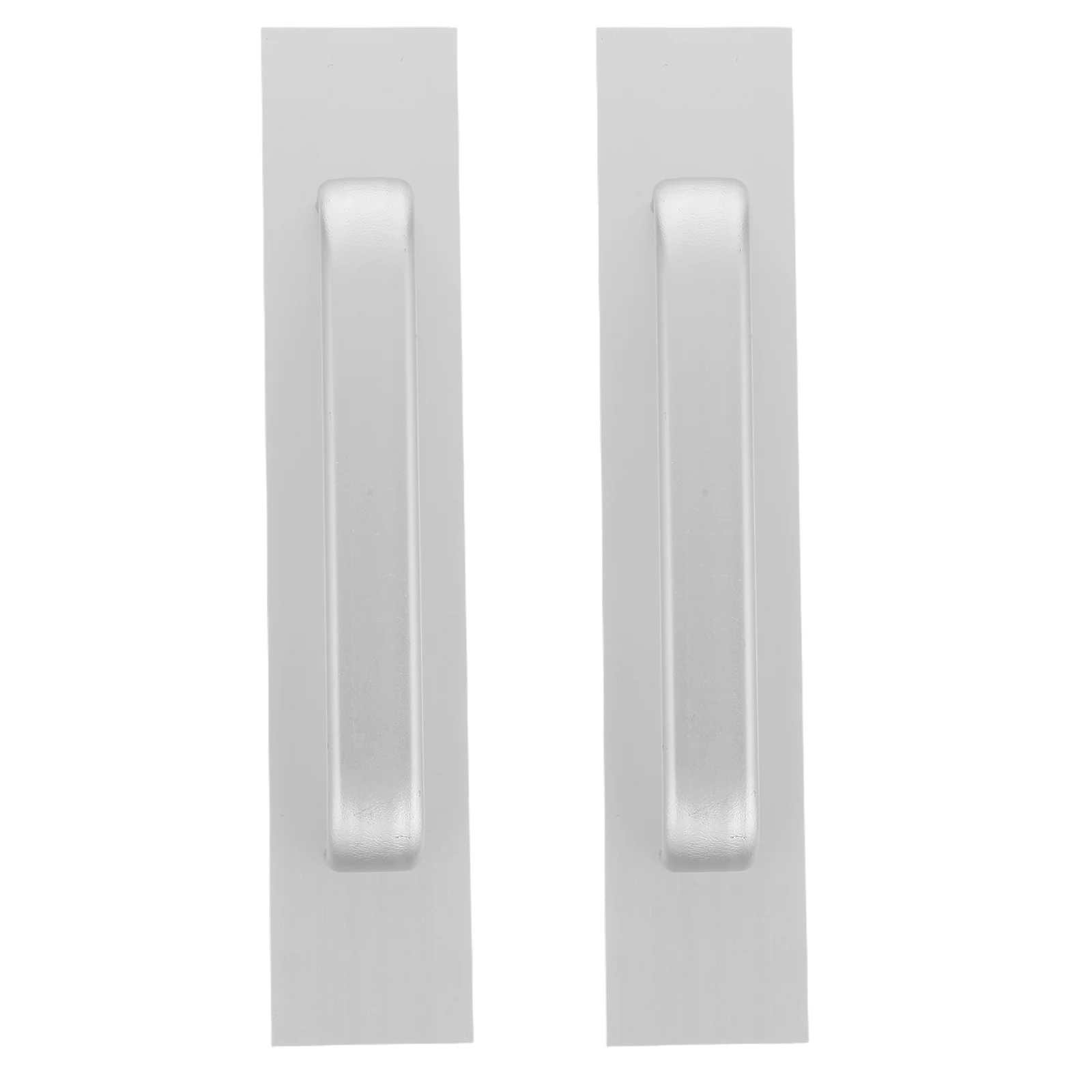 

2 Pcs Sliding Door Self-adhesive Cabinet Handle Aluminum Alloy Knobs for Cabinets