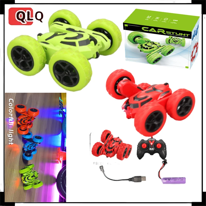 

JJRC New Street Dance Stunt Remote Control Car 2.4G Wireless Cool Light Boys Toys Exciting Features Radio Controlled Cars
