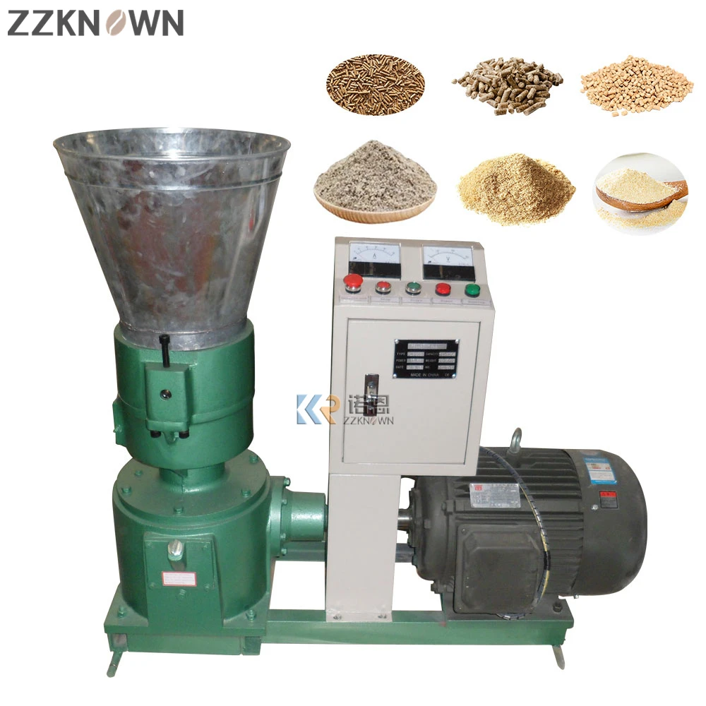 

Electric Poultry Feed Pellet Mill Milling Machine Food Extruder Cattle Sheep Rabbit Chicken Animal Feed Pellet Machine