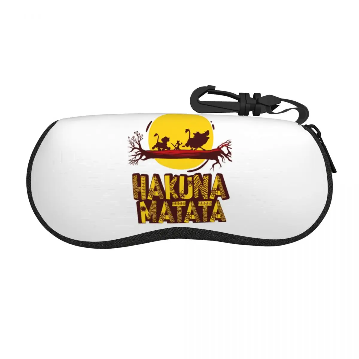 

Hakuna Matata Glasses Case The Lion King Outdoor Sunglasses Pouch Male Female Cute Eyewear Storage Zipper Eyeglass Cases Cover
