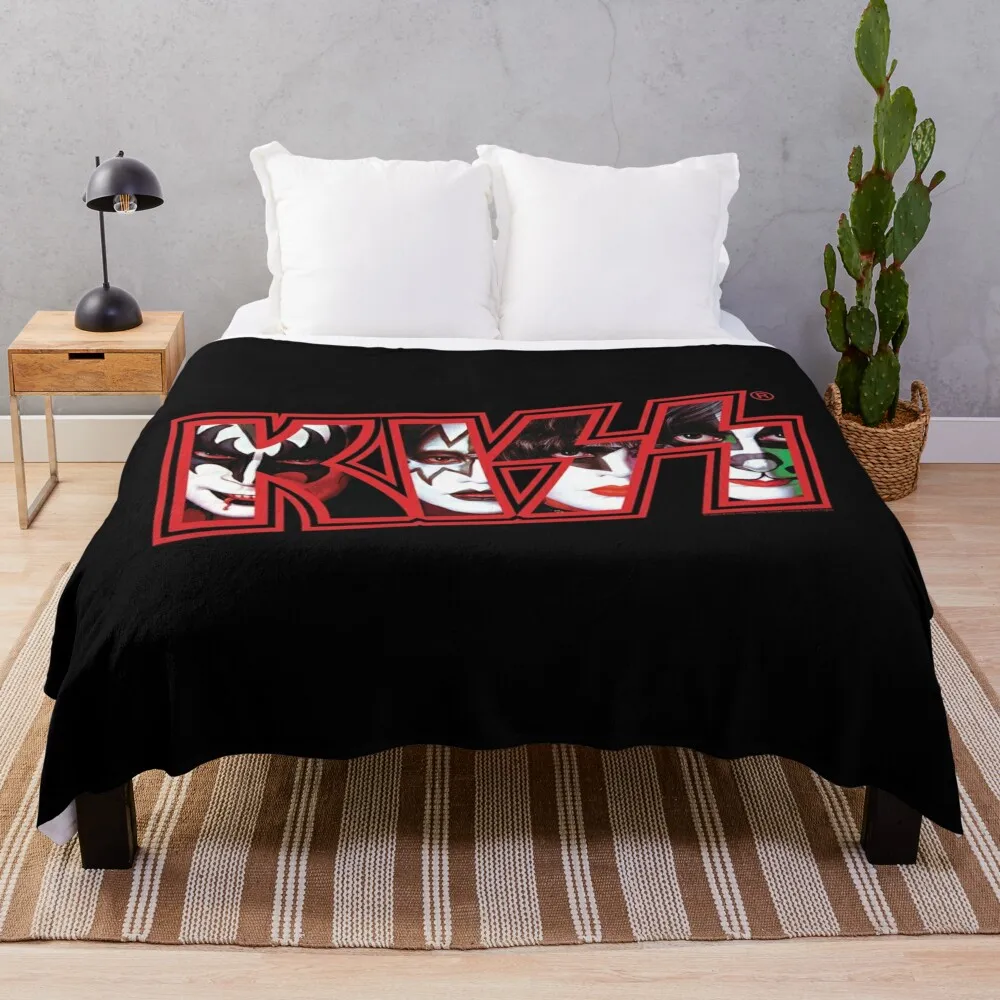 

Kiss Band Throw Blanket Hair Luxury Thicken Blankets