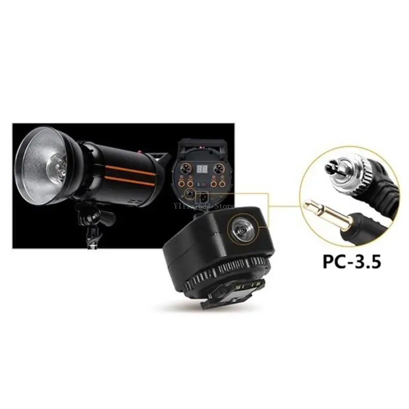 Flashing Hot Shoe TF335 Sync Adapter for A7S A7SII A7R A7RII A7II NEX6 RX1 RX1R RX10 RX100II HX50 Reliable Durable
