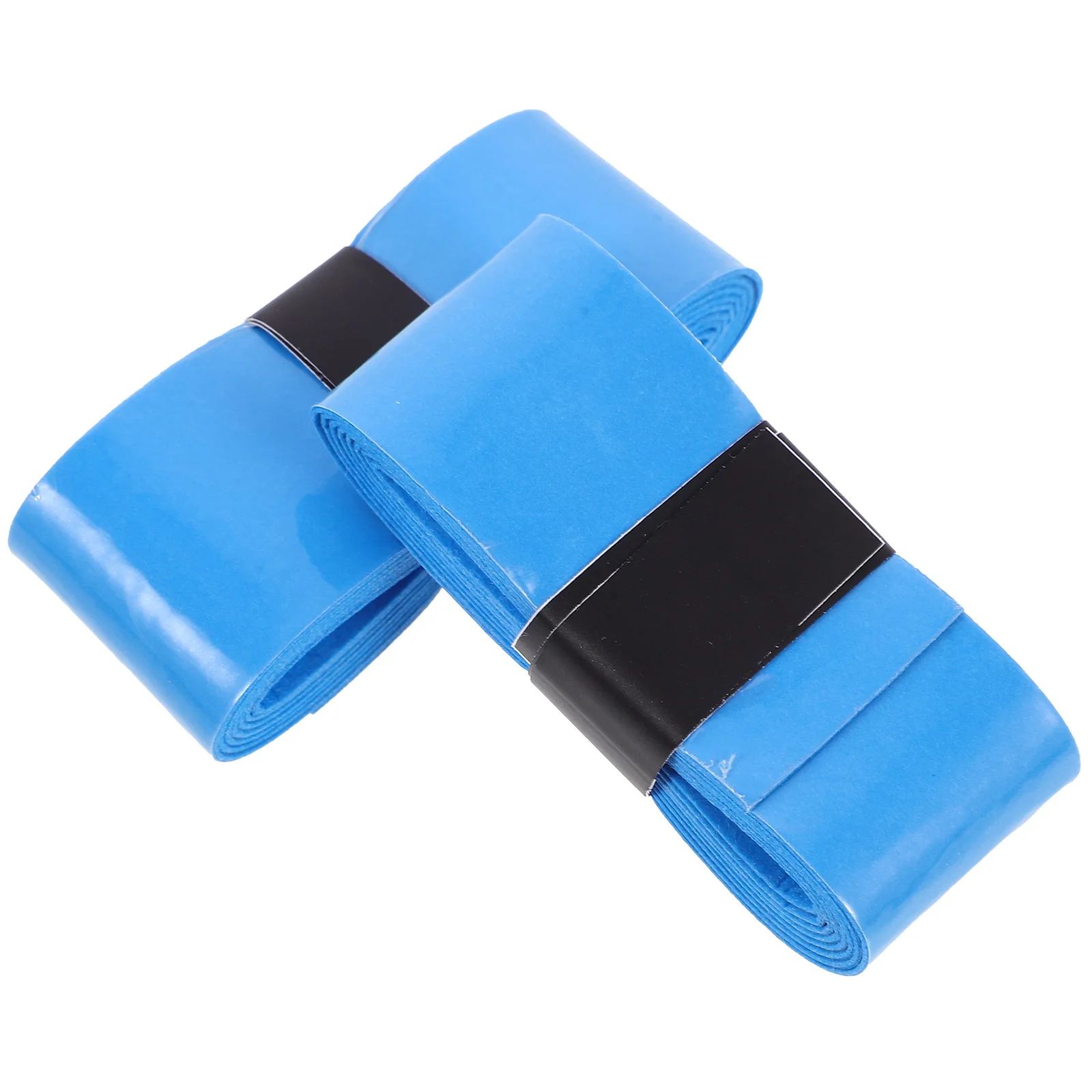

2pcs Anti-Slip Handle Tape 2 Rolls 1.1M Thickened Pu Double Sided Coating Sweat Absorption Winding Design For Badminton