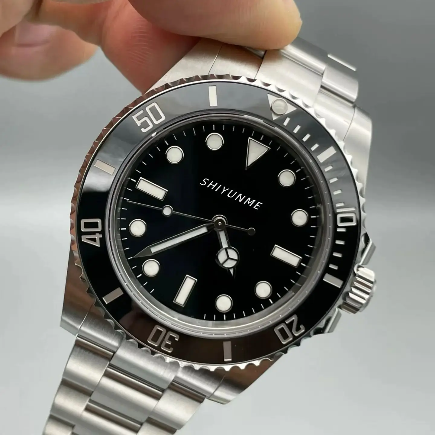 Unisex Mechanical Luxury Brand Watch Submarine Green/Black Ceramic 904L Steel Best Serial Number Edition Yacht