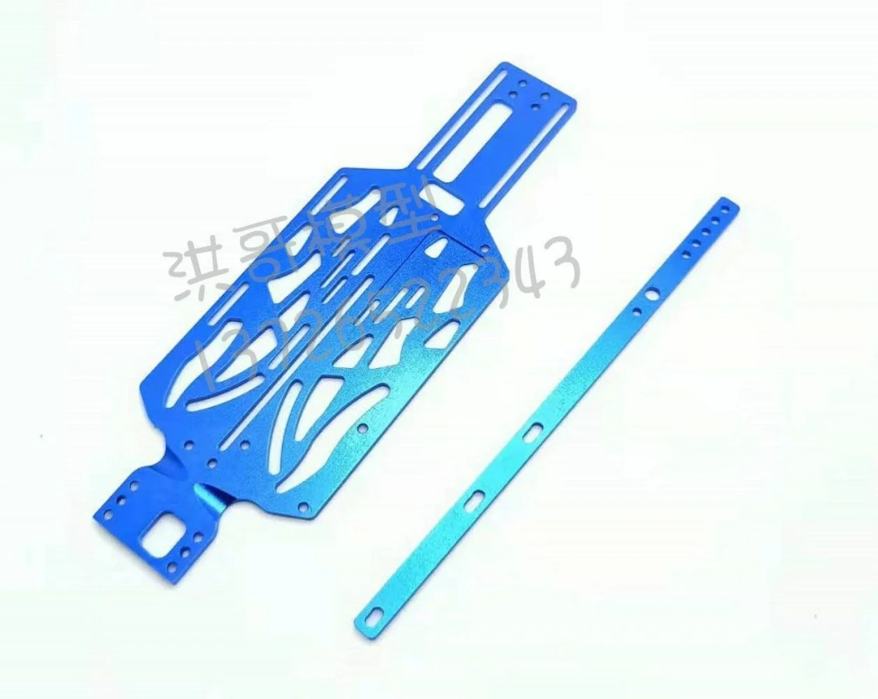 FATJAY MINI-Q8 Full Metal Hollow Chassis Plate Extended Version for 1/24 Body Shell Upgrade