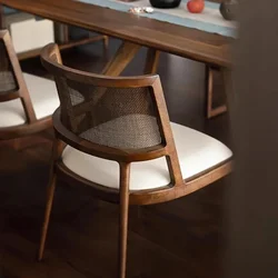 Designer Dining Chairs Salon Restaurant Office Cafe Wood Chair Vanity Stool Computer Vintage Cadeira Gamer Kitchen Furniture