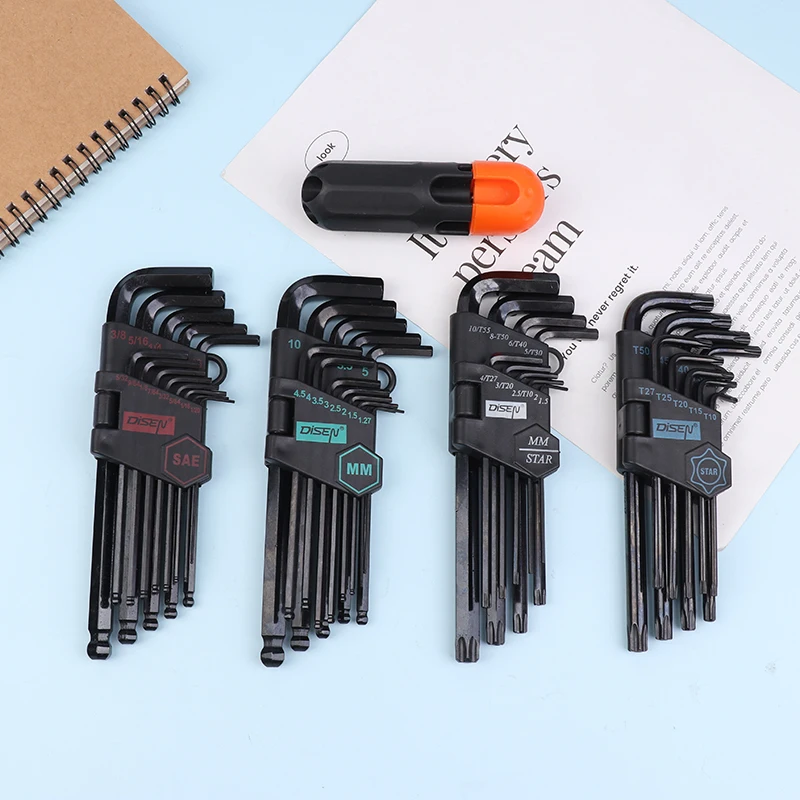 

1 Set Allen Key Set Allen Hex Wrench Screwdriver Set With Sleev Universal Torque Long Metric For Motorcycles Bicycles