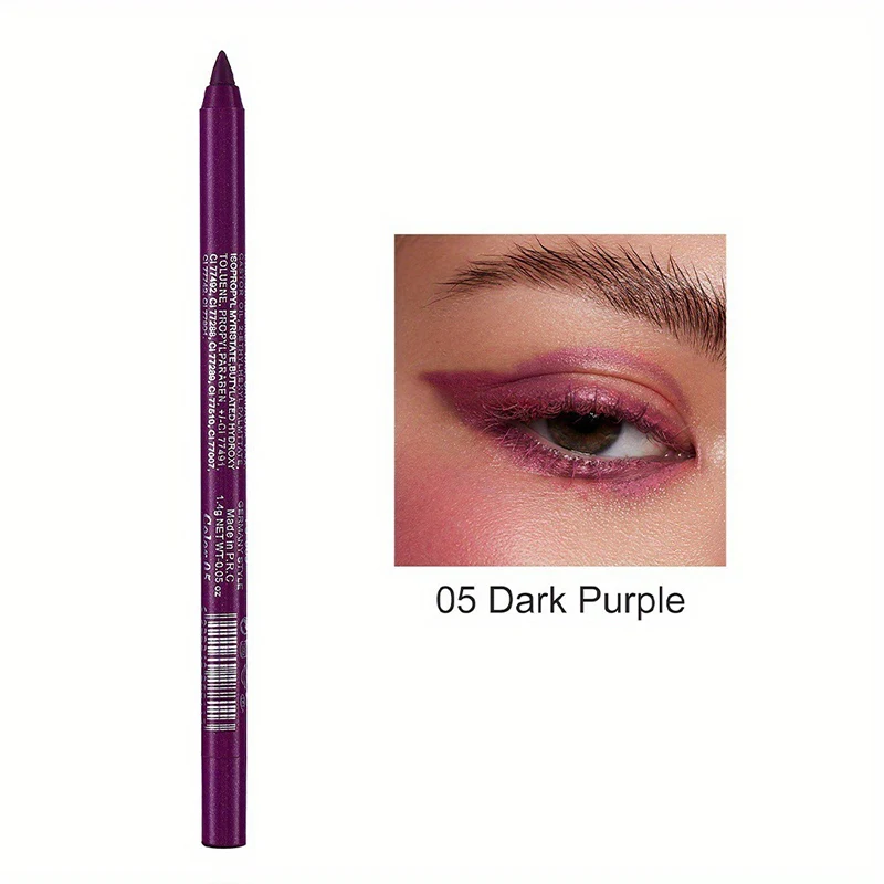 Waterproof Smudge-proof Eyeliner Pencil Matte And Pearlescent_voghion.com