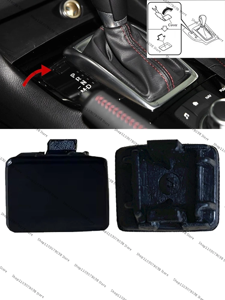 Personalización del Cliente para Mazda 3 Axela 2014 2015 2016, Cubierta de Liberación del Bloqueo de Cambio, Tapa del Panel de Visualización del Cambio de Marchas