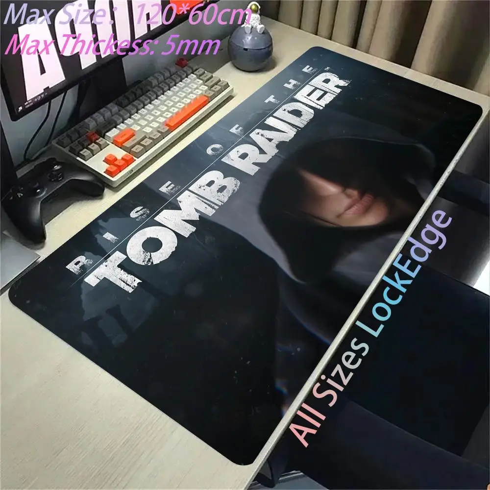 XXL New Mouse Pads Desk Mats keyboard pad the Tomb Raider  Anti-slip Rubber Soft Desktop Mouse Pad Laptop Gamer Carpet