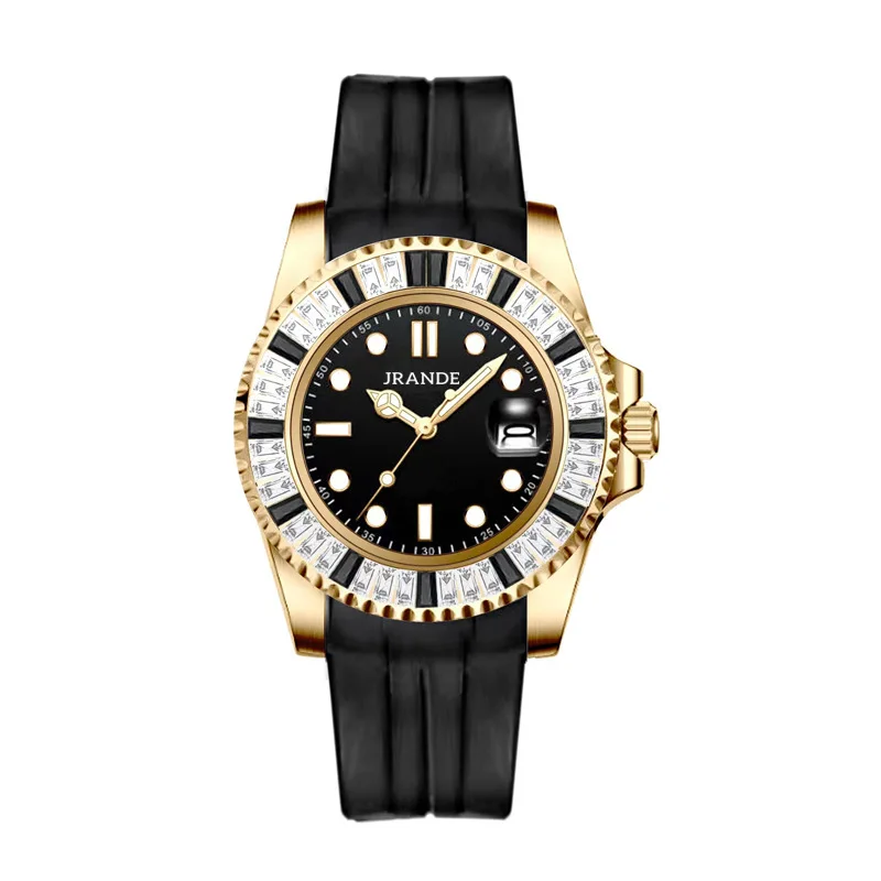 

Новые стильные мужские кварцевые часы с силиконовым ремешком, высококачественные роскошные наручные часы, уникальный дизайн, роскошные мужские часы.