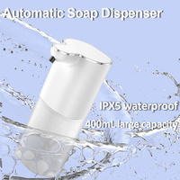 P9 Automatic Soap Dispenser Smart Foam Soap Dispenser with USB 400ml Waterproof Hand Sanitizer Dispenser for Bathroom Kitchen