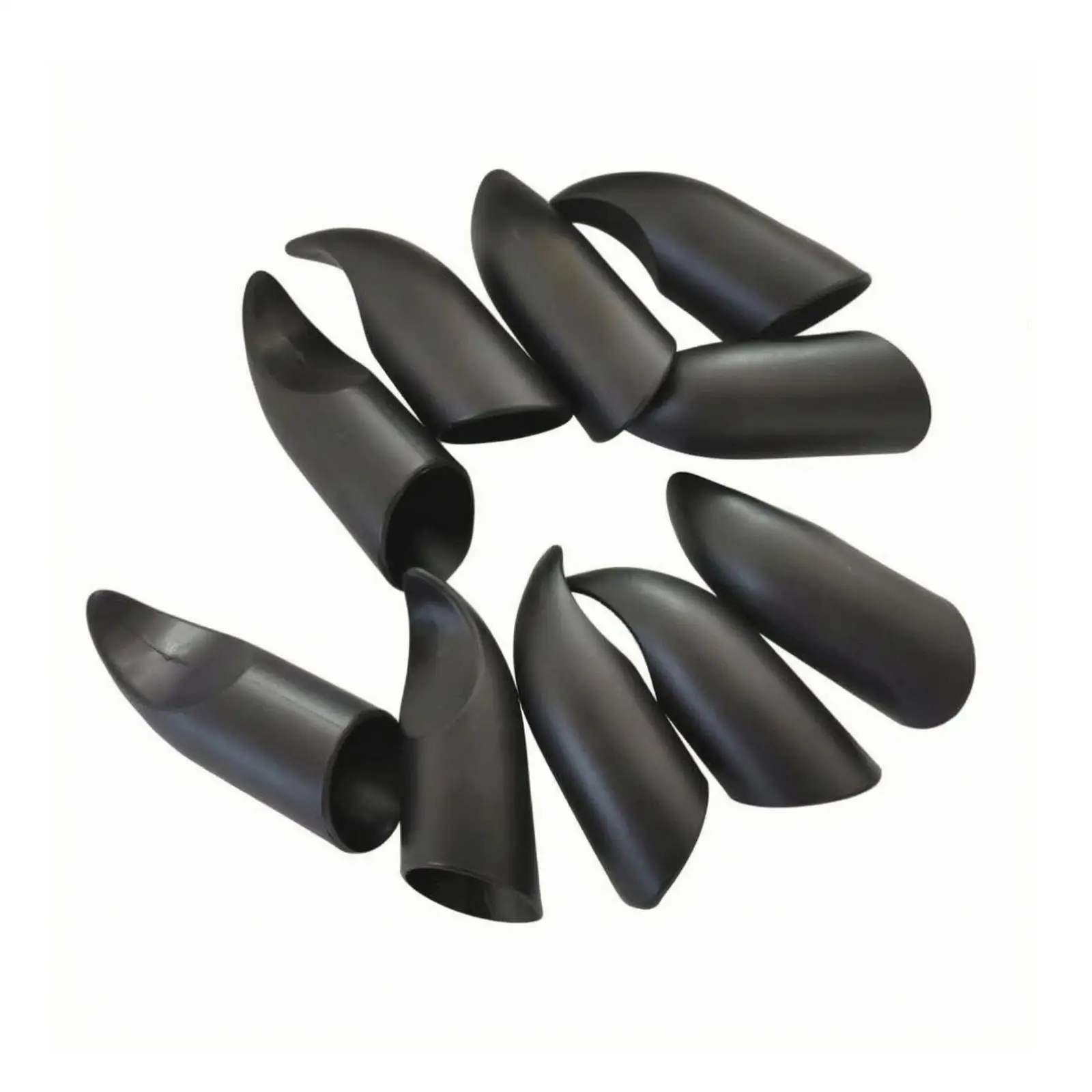 50 Pieces Gardening Finger Protector Plastic Fingertip Claw Comfortable