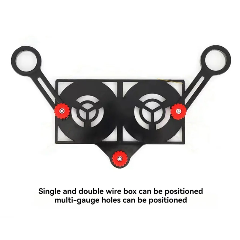 

ABPR-Special-Shaped Measuring Ruler Punch Locator Folding Ruler Woodworking Tools