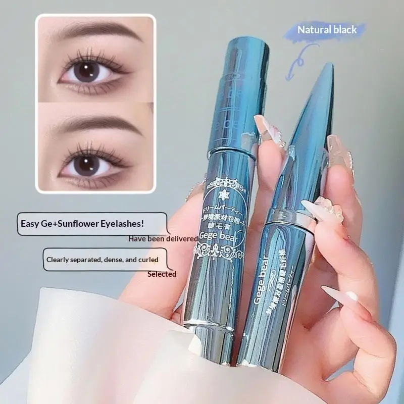 1/2Pcs Gege Bear Lash Mascara Waterproof Long Lasting Extension Lengthening Curling Volume Black Eyelash Makeup Cosmetic